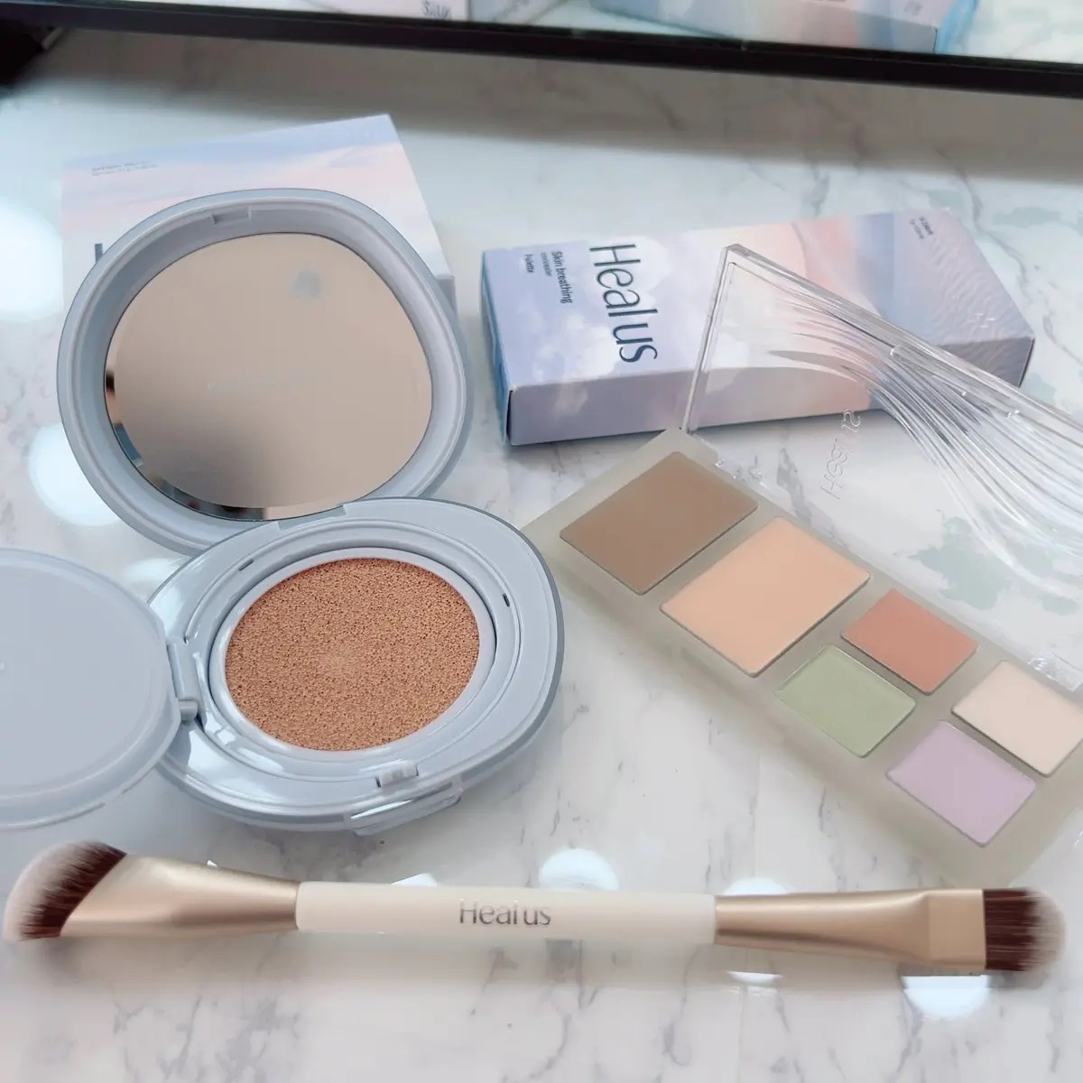 Skin breathing cushion Cloud/Healus/クッションファンデーションを使ったクチコミ（1枚目）