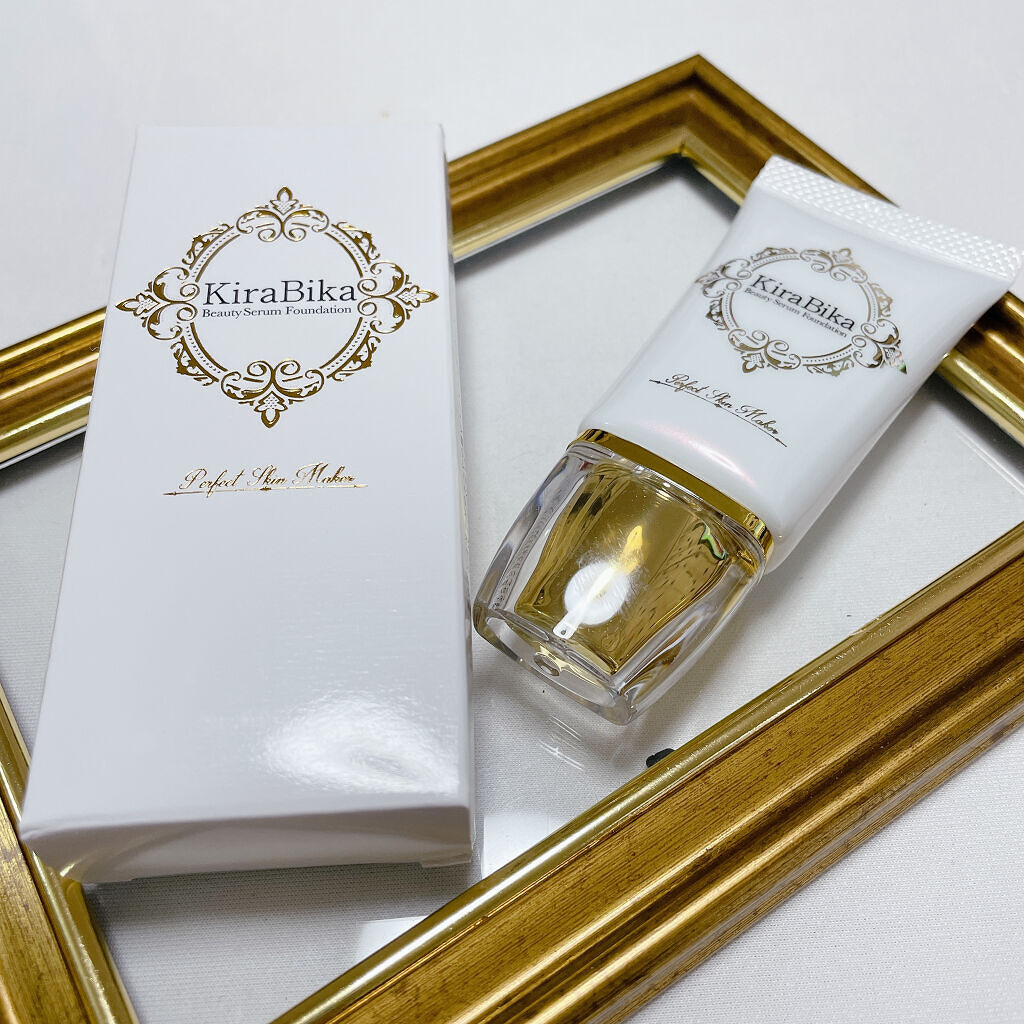 きらびか　ビューティーセラムファンデーション/KiraBika/リキッドファンデーションを使ったクチコミ（1枚目）