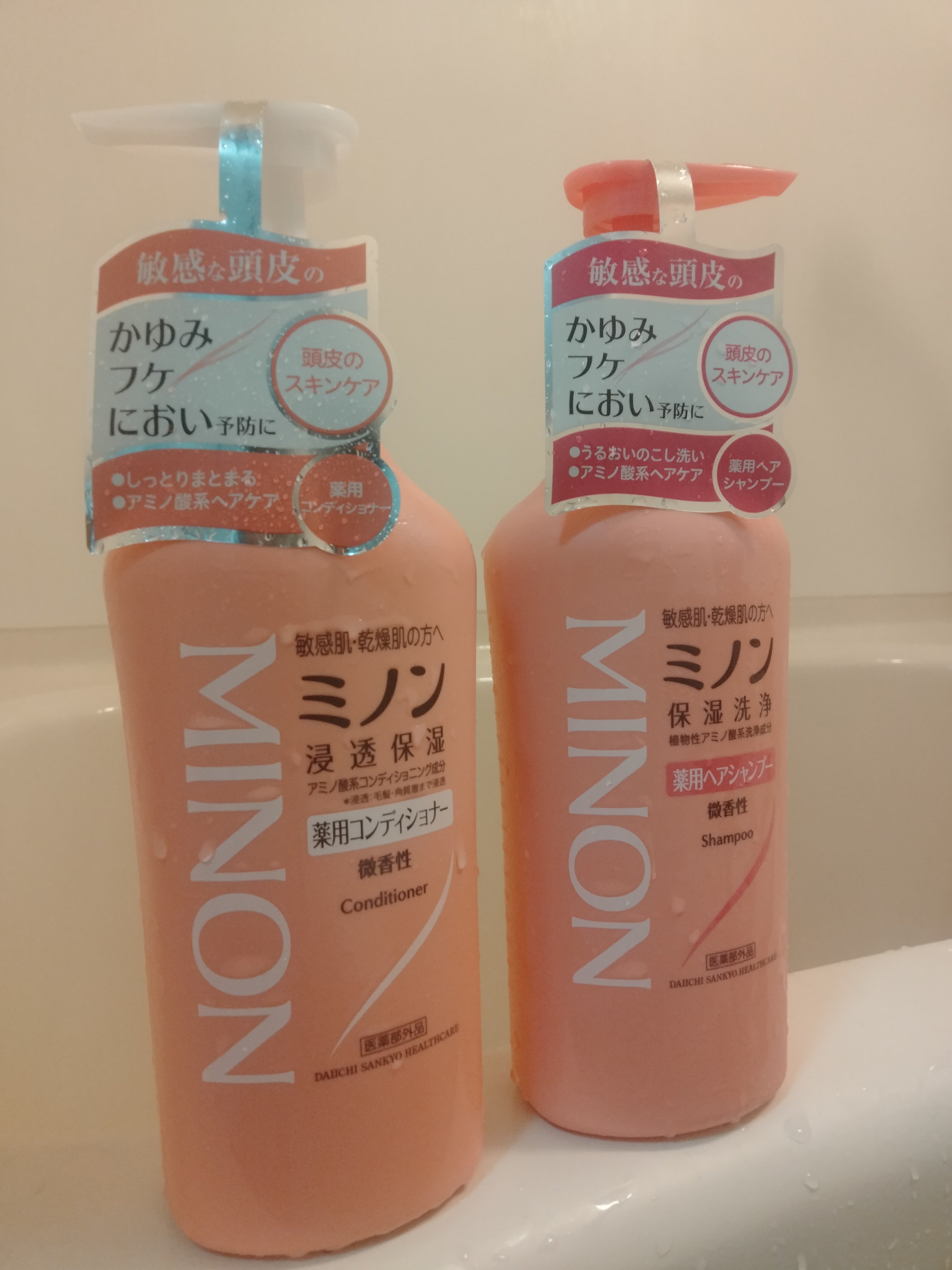 ミノン薬用ヘアシャンプー／薬用コンディショナー/ミノン/市販シャンプーを使ったクチコミ（1枚目）