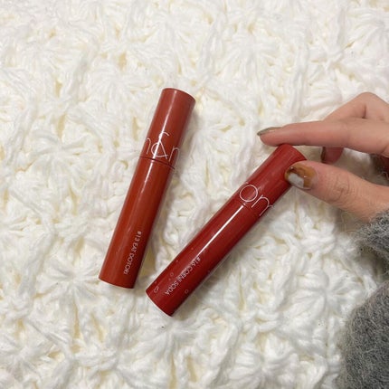 ジューシーラスティングティント/rom&nd/リップティントを使ったクチコミ(1枚目)