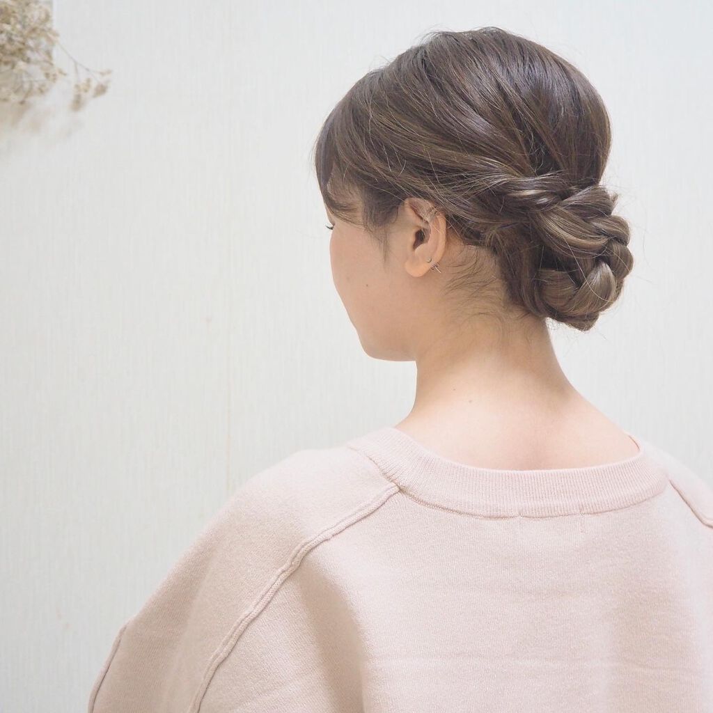 naナmi on LIPS 「〖三つ編みだけでまとめ髪〗#ヘアアレンジ#hair#ha..」(2枚目)