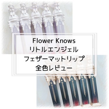リトルエンジェルフェザーマットリップ B05 ツインエンジェル/FlowerKnows/口紅を使ったクチコミ（1枚目）