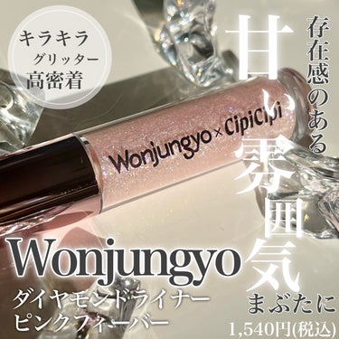 ウォンジョンヨ　ダイヤモンドライナー 01 ピンクフィーバー/Wonjungyo/リキッドアイシャドウの画像