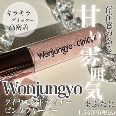 ウォンジョンヨ　ダイヤモンドライナー/Wonjungyo/リキッドアイシャドウを使ったクチコミ（1枚目）