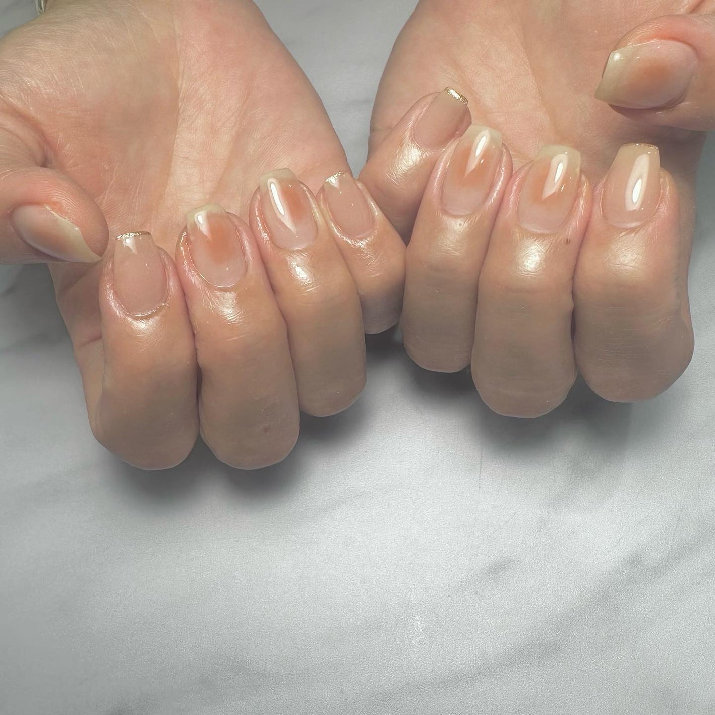 kanna on LIPS 「・・・𝐎𝐫𝐚𝐧𝐠𝐞𝐜𝐡𝐞𝐞𝐤𝐧𝐚𝐢𝐥🧡𓈒𓂂𓏸秋らしいオレンジブ..」(1枚目)