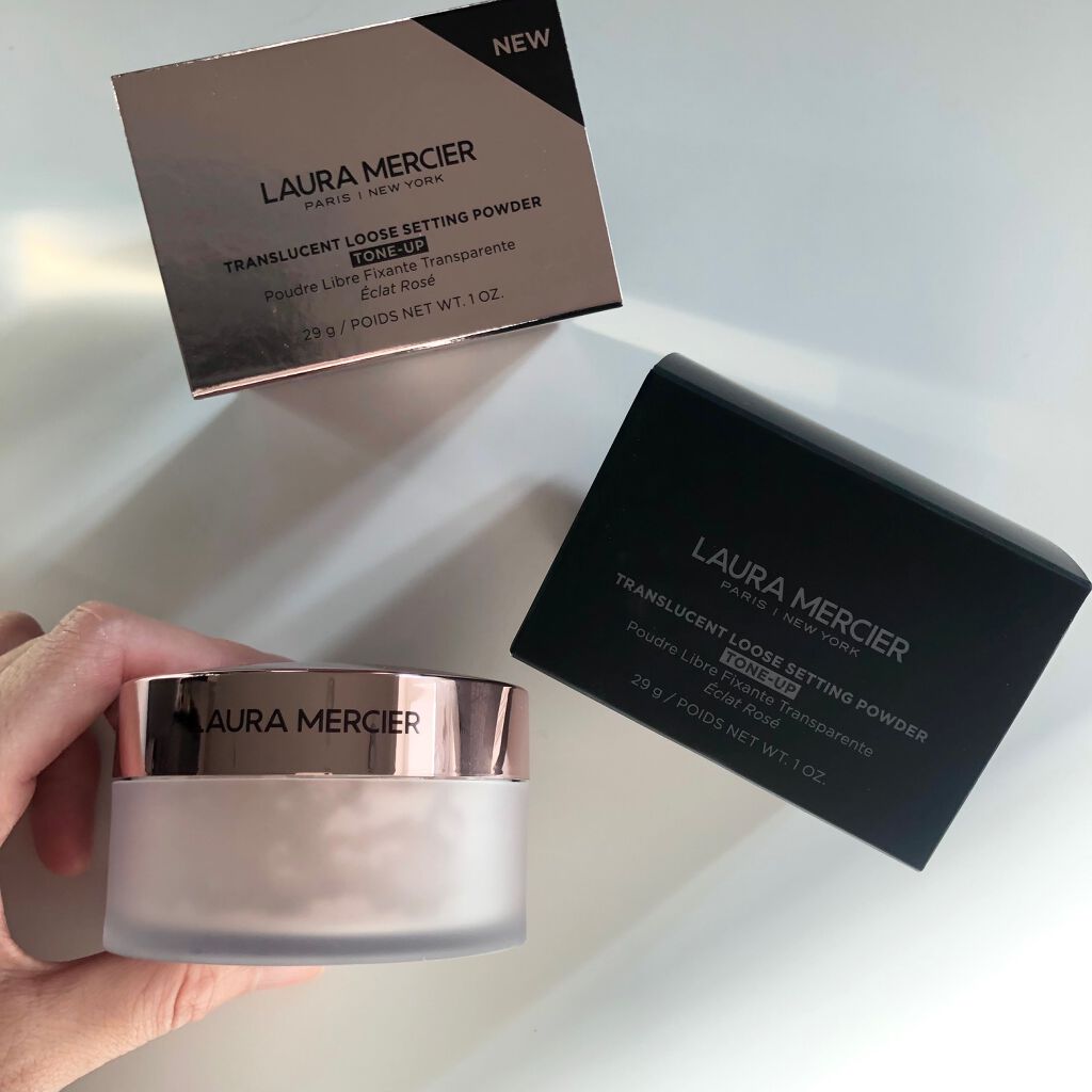 トランスルーセント ルース セッティング パウダー トーンアップ ローズ/ローラ メルシエ/ルースパウダーを使ったクチコミ(2枚目)