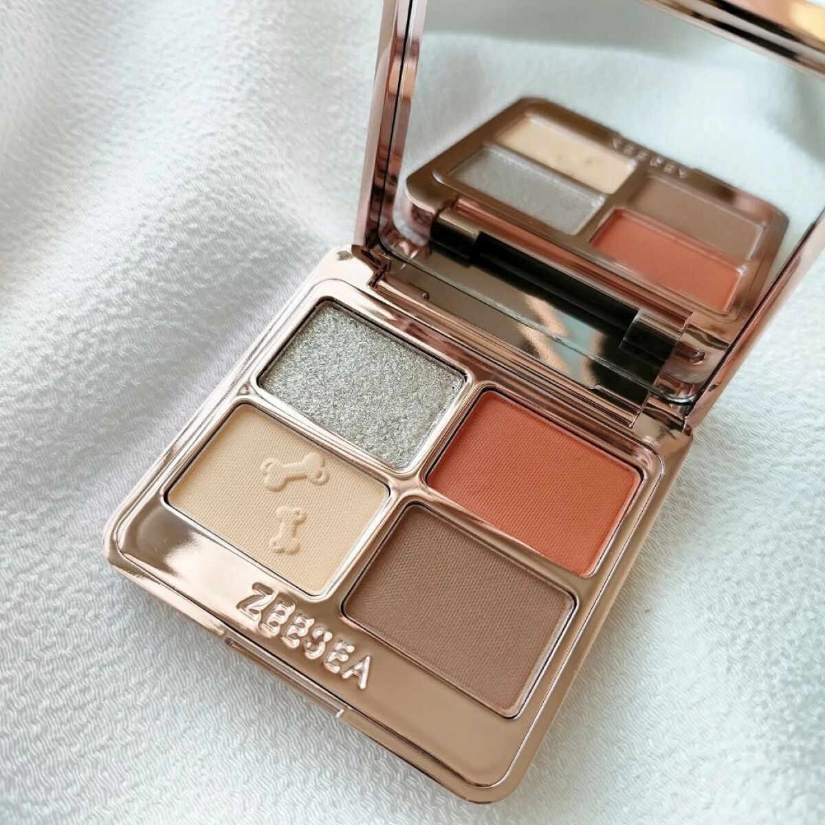 アニマルアイシャドウ(4シェード)/ZEESEA/アイシャドウパレットを使ったクチコミ(2枚目)