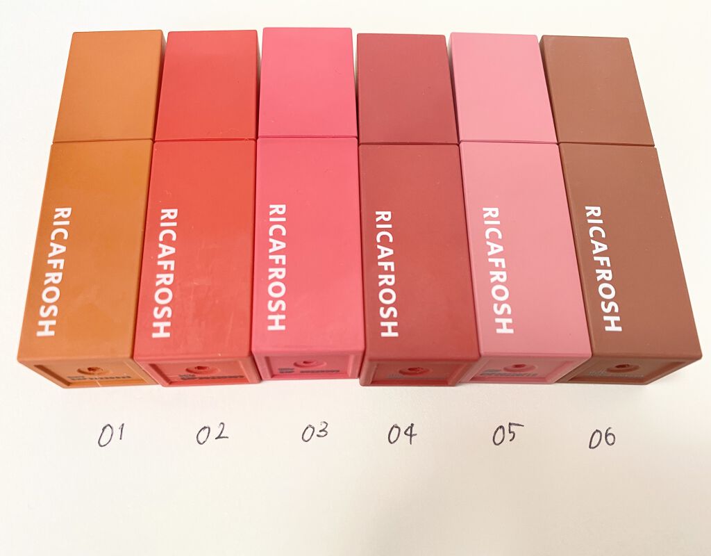 ジューシーリブティント/RICAFROSH/リップティントを使ったクチコミ（2枚目）