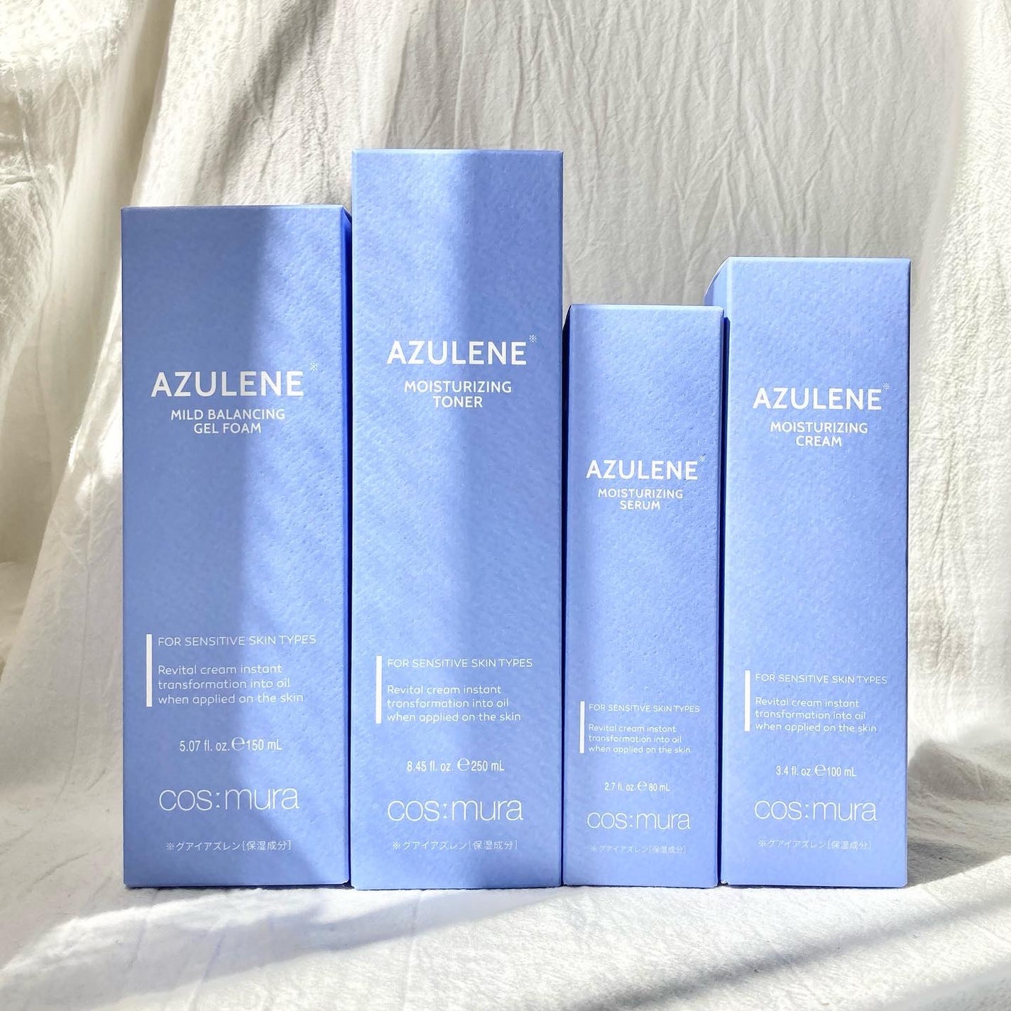 アズレンモイスチャライジングトナー/cos:mura/化粧水を使ったクチコミ(7枚目)