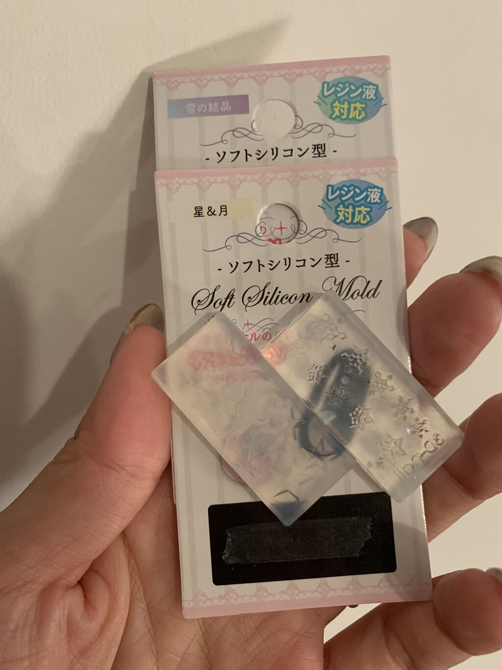 ソフトシリコン型/セリア/ネイルチップ・パーツを使ったクチコミ（2枚目）