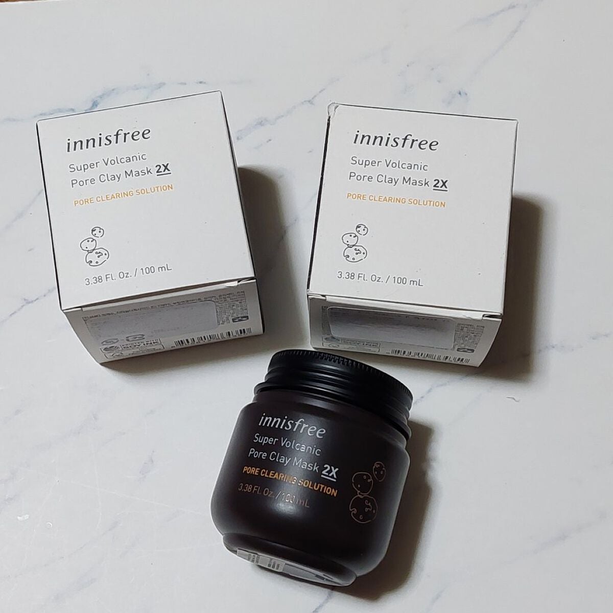 スーパーヴォルカニック ポア クレイマスク/innisfree/洗い流すパック・マスクを使ったクチコミ(1枚目)