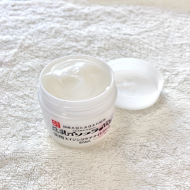 リンクルナイトクリーム/なめらか本舗/フェイスクリームを使ったクチコミ（3枚目）