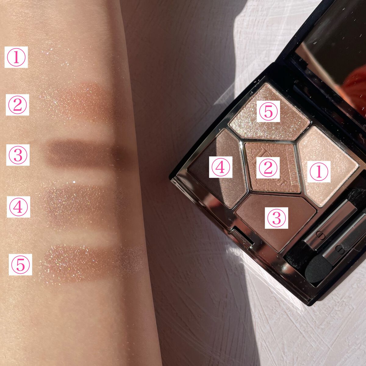 【旧】サンク クルール クチュール/Dior/アイシャドウパレットを使ったクチコミ(2枚目)