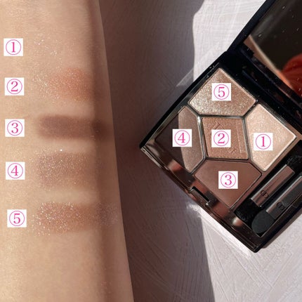 【旧】サンク クルール クチュール/Dior/アイシャドウパレットを使ったクチコミ(2枚目)