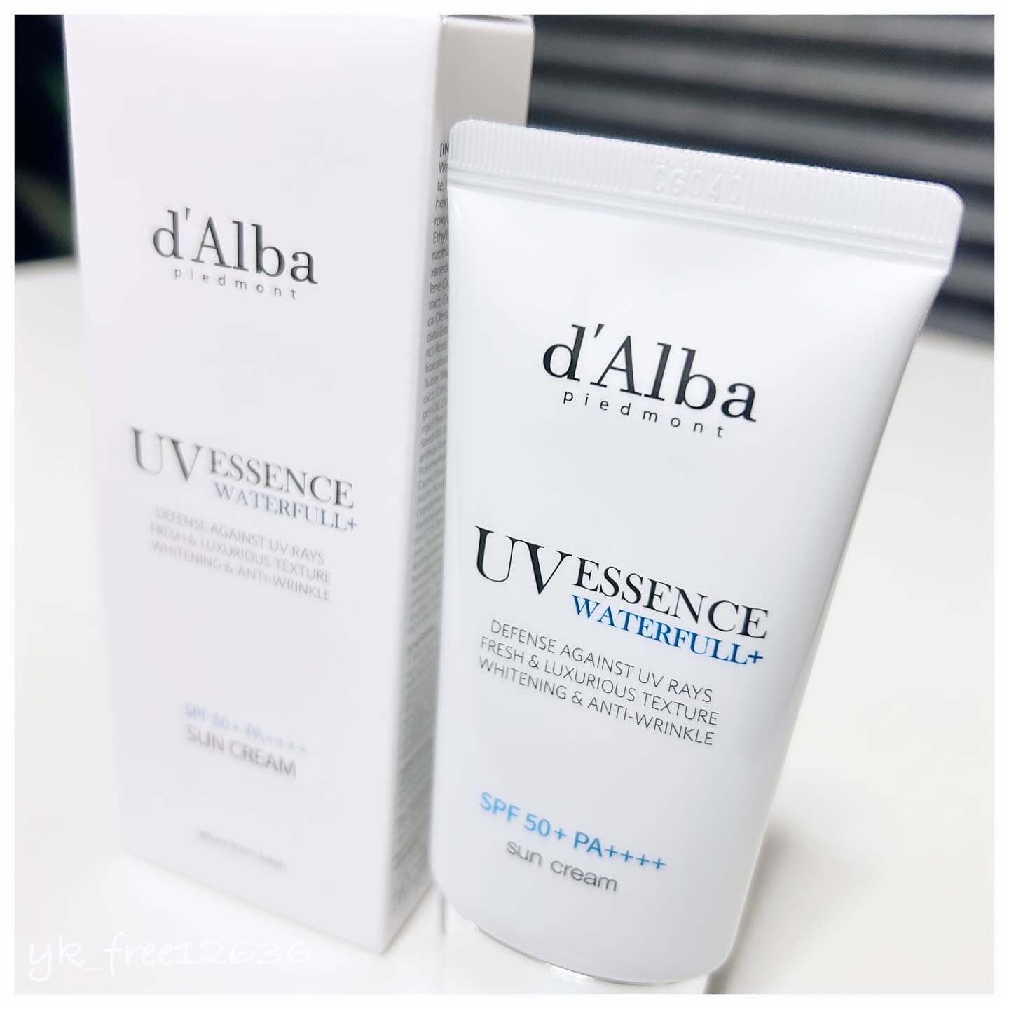 ダルバ ウォータフル エッセンス サンクリーム/ダルバ/日焼け止めクリームを使ったクチコミ（2枚目）