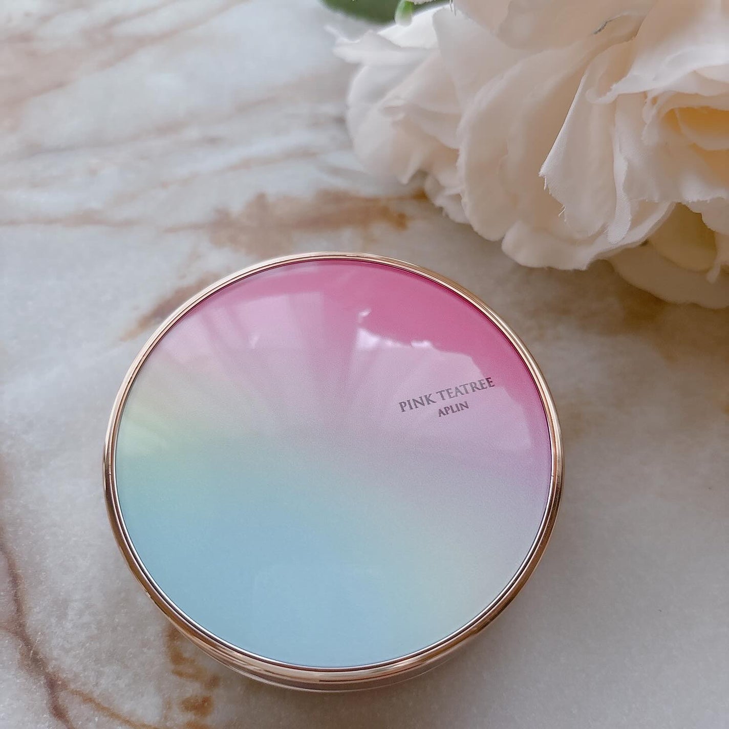 ピンクティーツリーカバークッション/APLIN/クッションファンデーションを使ったクチコミ(5枚目)