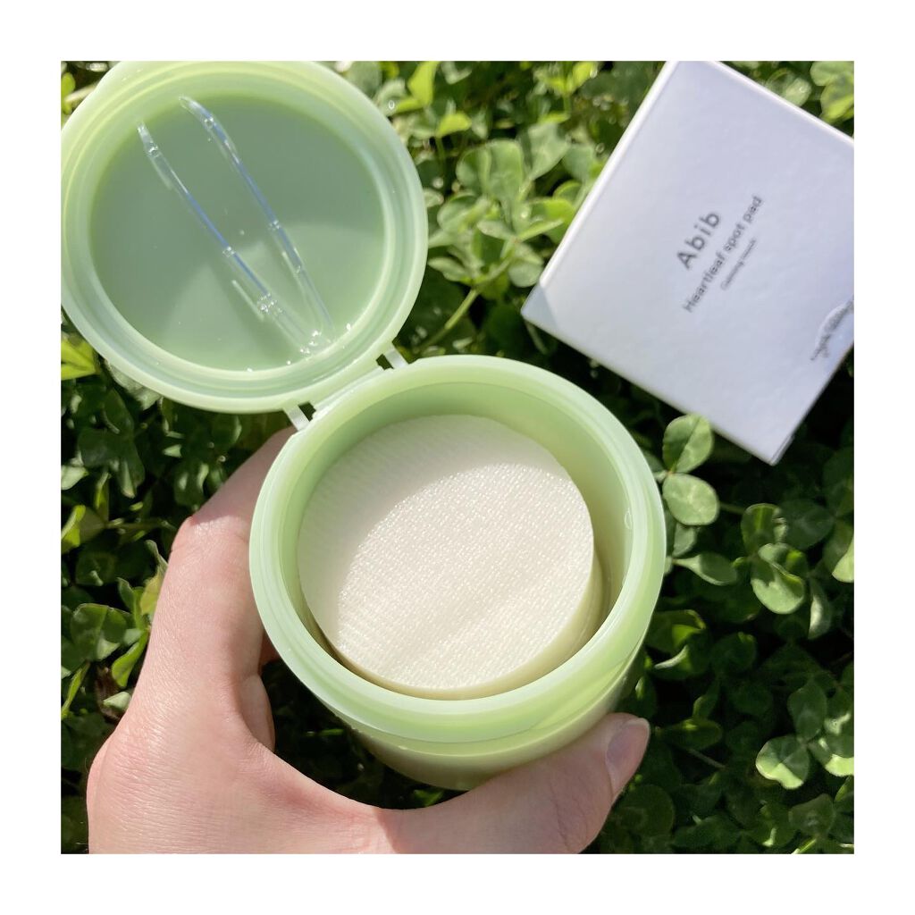 ドクダミカーミングタッチスポットパッド/Abib /トナーパッドを使ったクチコミ（2枚目）