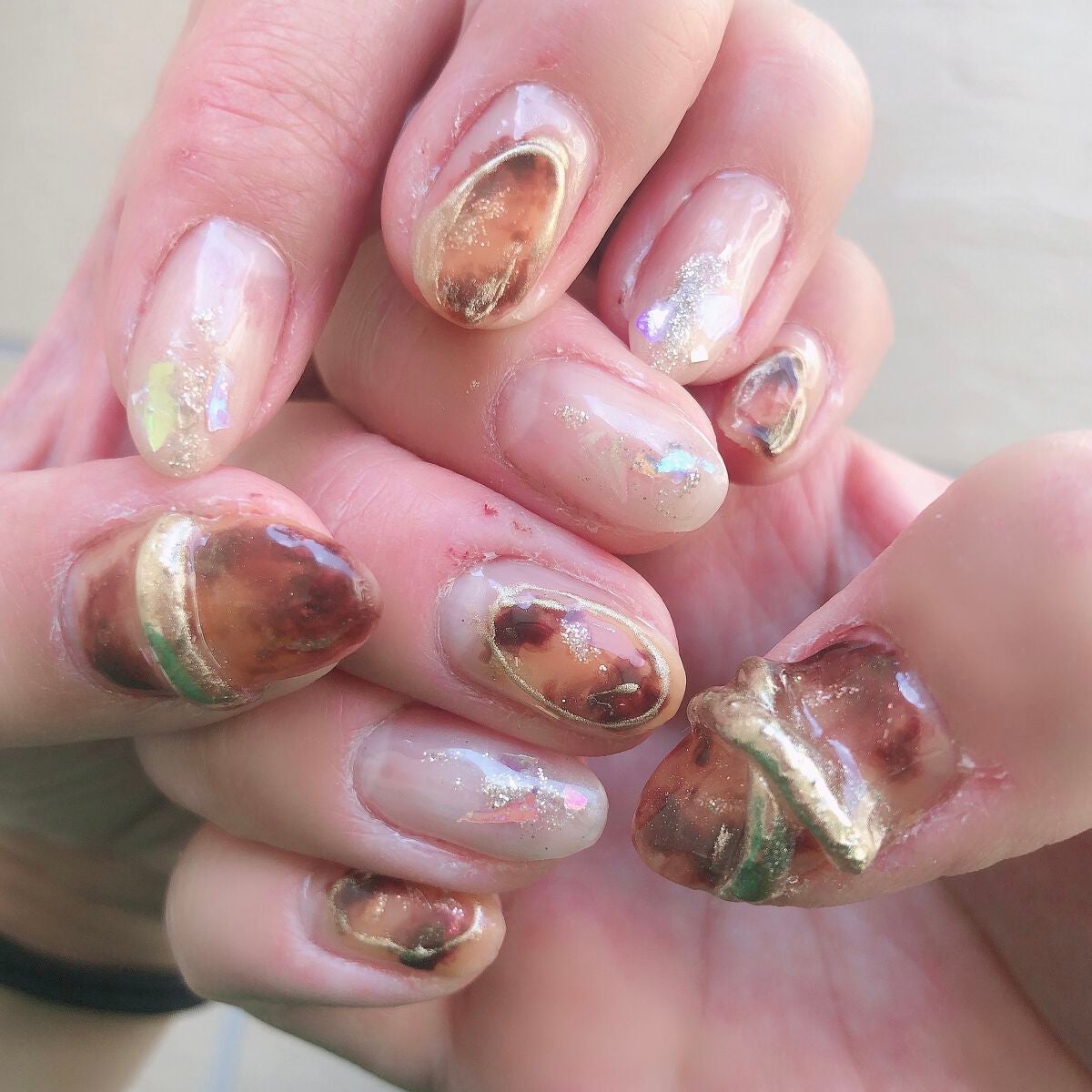 ジェルネイル(ライト対応)/セリア/ジェルネイルを使ったクチコミ(1枚目)