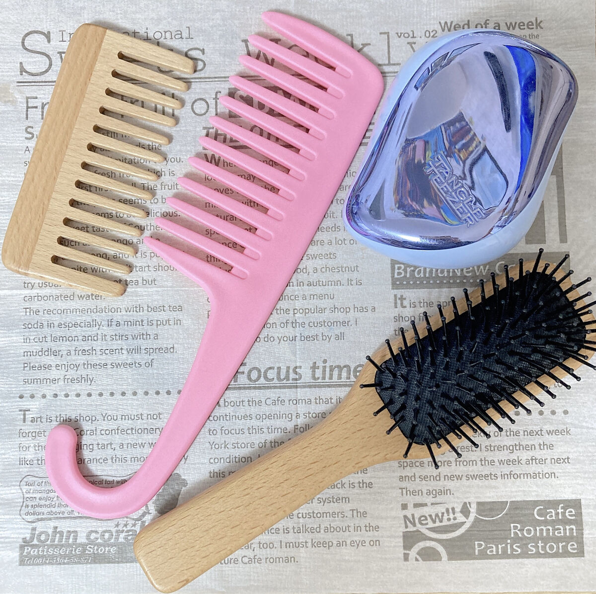 ブナ材ヘアコーム/無印良品/ヘアコームを使ったクチコミ（1枚目）