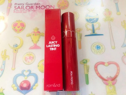 ジューシーラスティングティント/rom&nd/リップティントを使ったクチコミ(1枚目)