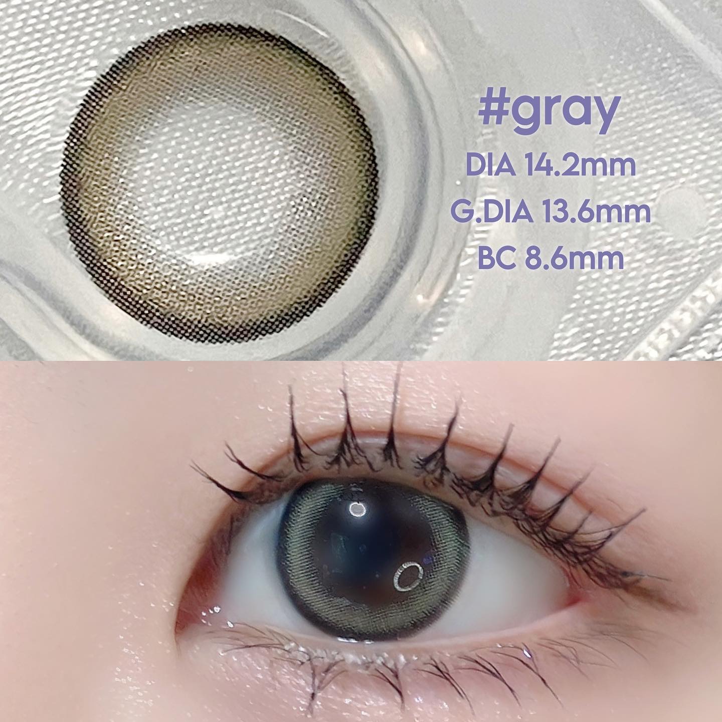 Eye Four Cat/LENSME/カラーコンタクトレンズを使ったクチコミ（2枚目）