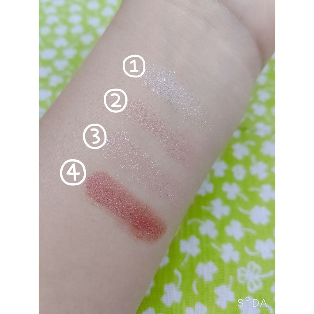 UR GLAM VELVET EYE COLOR PALETTE/U R GLAM/アイシャドウパレットを使ったクチコミ(3枚目)