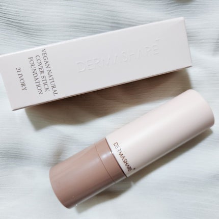 ヴィーガンナチュラルカバースティックファンデーション/DERMASHARE/その他ファンデーションを使ったクチコミ(1枚目)