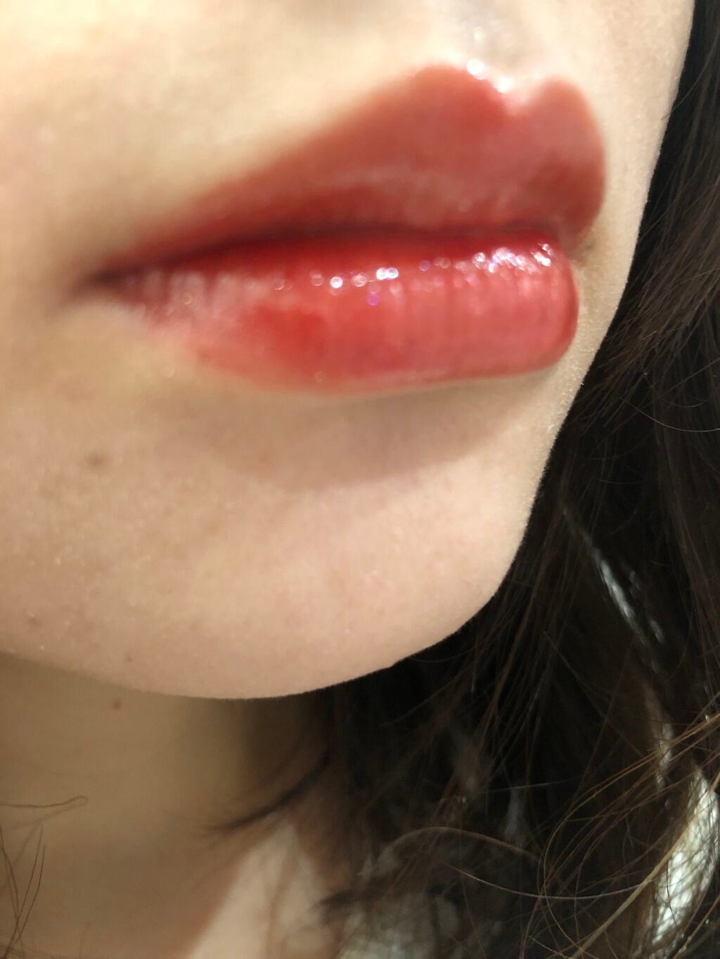 アピュー ジューシーパン スパークリングティント/A’pieu/口紅を使ったクチコミ(3枚目)