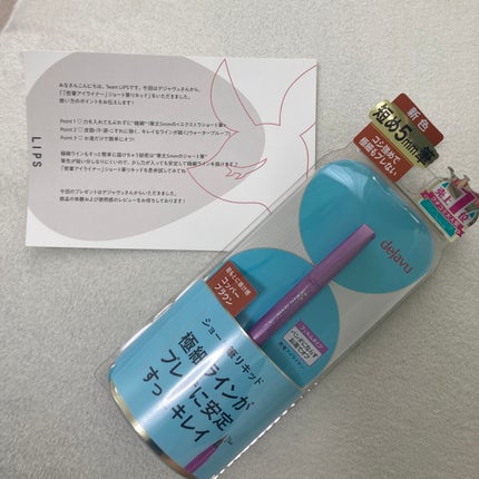 「密着アイライナー」ショート筆リキッド/デジャヴュ/リキッドアイライナーを使ったクチコミ(5枚目)