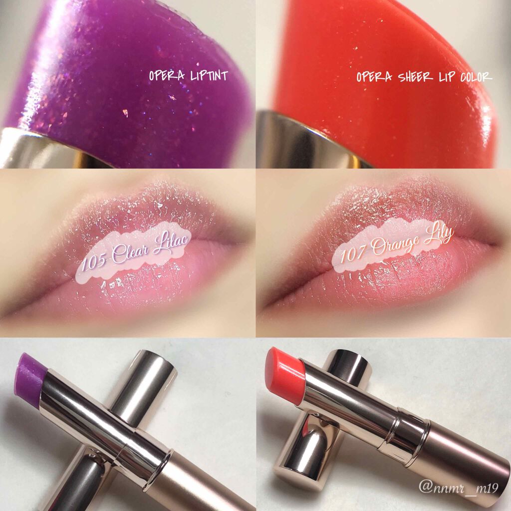 オペラ シアーリップカラー RN/OPERA/リップグロスを使ったクチコミ（3枚目）