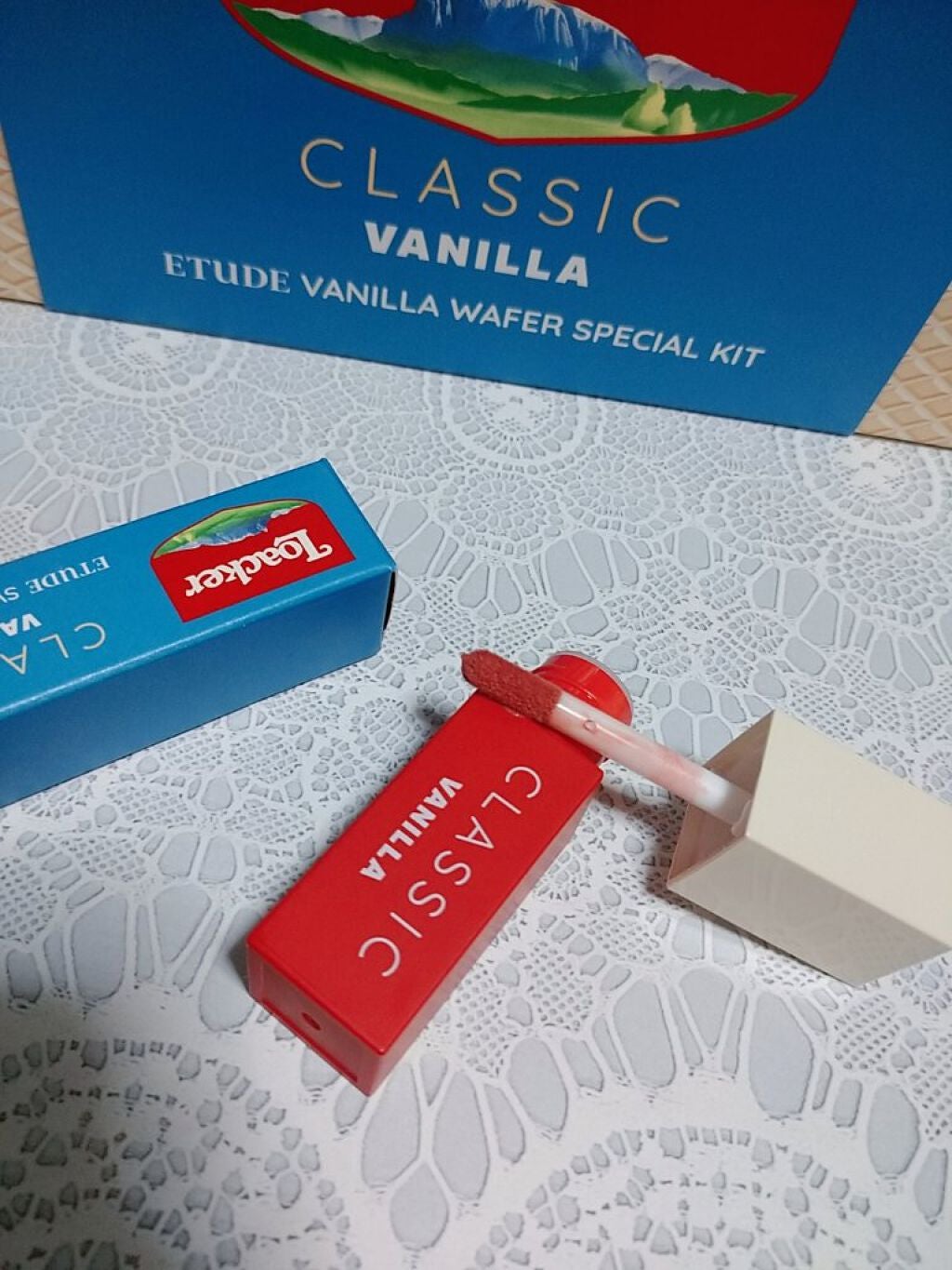 ローカー スウィートレイヤーティント/ETUDE/口紅を使ったクチコミ(2枚目)