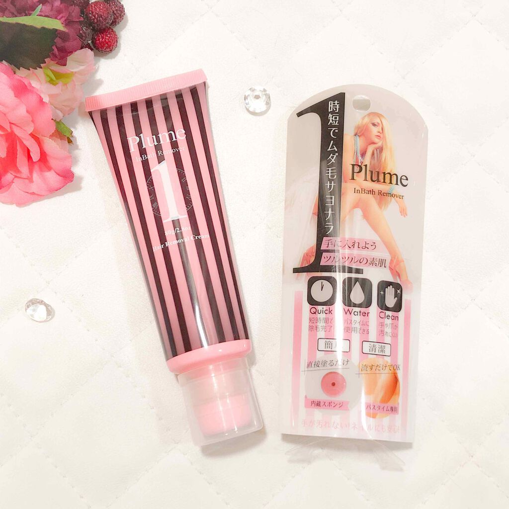 Plume InBathRemover (プリュムインバスリムーバー)/Plume/除毛クリームを使ったクチコミ(1枚目)