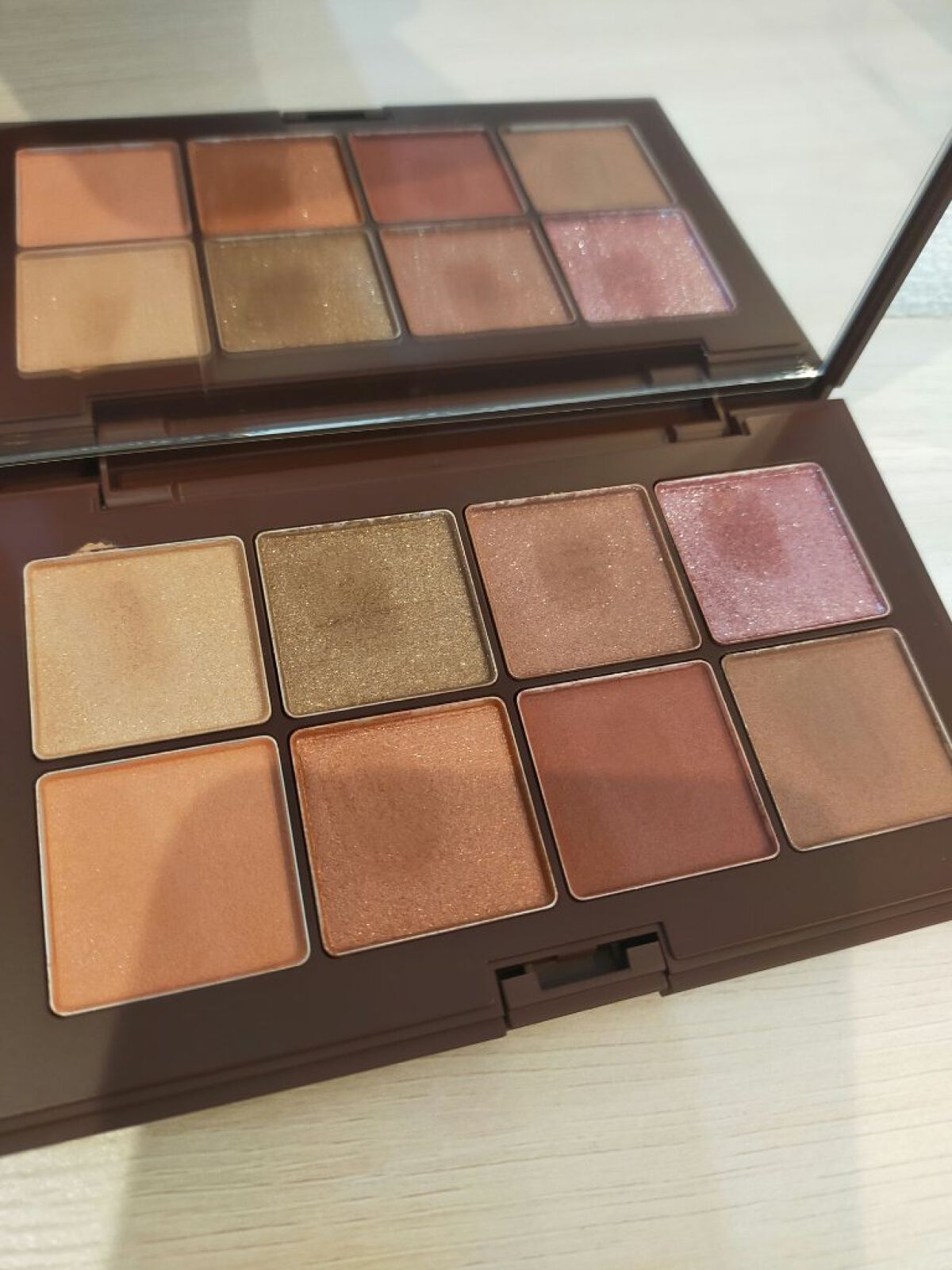 ウォーム メモリーズ アイシャドウパレット/RMK/アイシャドウパレットを使ったクチコミ（2枚目）