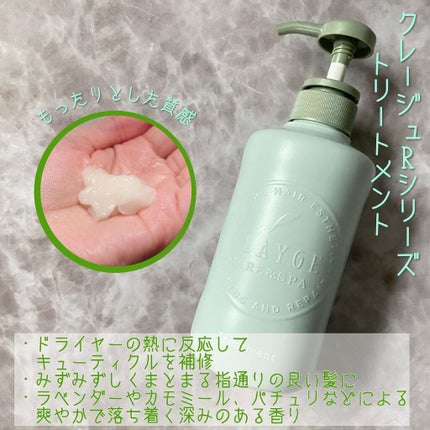 シャンプー/トリートメントR /CLAYGE/シャンプー・コンディショナーを使ったクチコミ(3枚目)