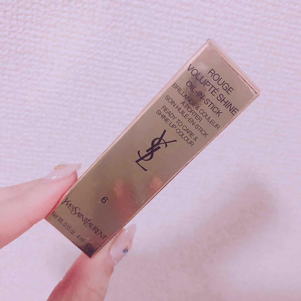 ルージュ ヴォリュプテ シャイン/YVES SAINT LAURENT BEAUTE/口紅を使ったクチコミ(1枚目)
