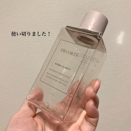 イドラクラリティ 薬用 トリートメント エッセンス ウォーター/DECORTÉ/化粧水を使ったクチコミ(5枚目)