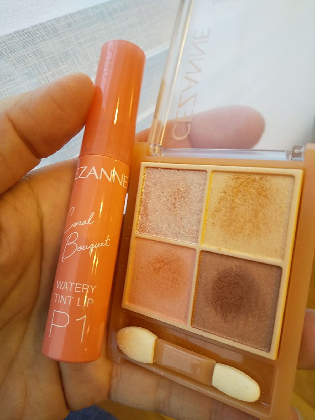 ベージュトーンアイシャドウ/CEZANNE/アイシャドウパレットを使ったクチコミ（1枚目）