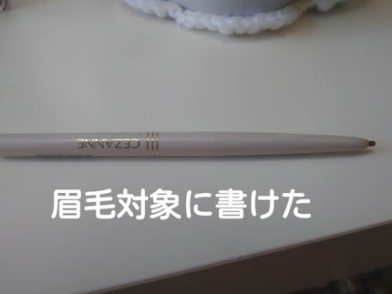 細芯 アイブロウ/CEZANNE/アイブロウペンシルを使ったクチコミ(1枚目)