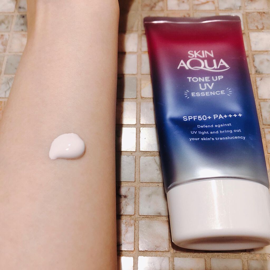 スキンアクア トーンアップUVエッセンス/スキンアクア/日焼け止めクリームを使ったクチコミ（2枚目）