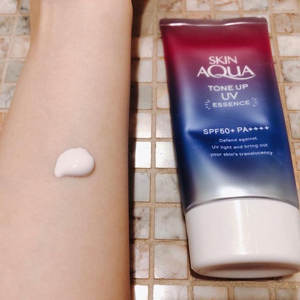スキンアクア トーンアップUVエッセンス/スキンアクア/日焼け止めクリームを使ったクチコミ(2枚目)