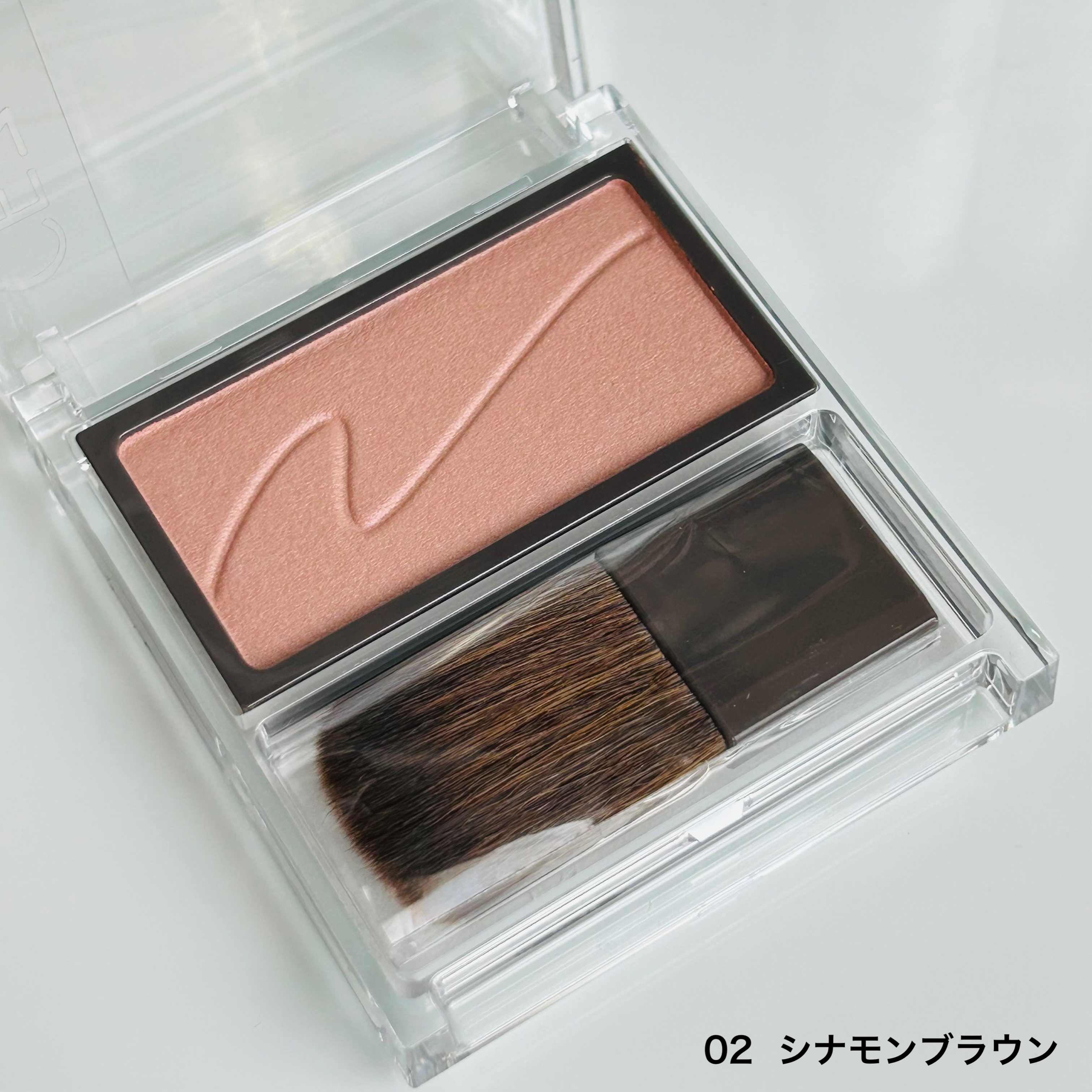 チークブラッシュ/CEZANNE/パウダーチークを使ったクチコミ（3枚目）