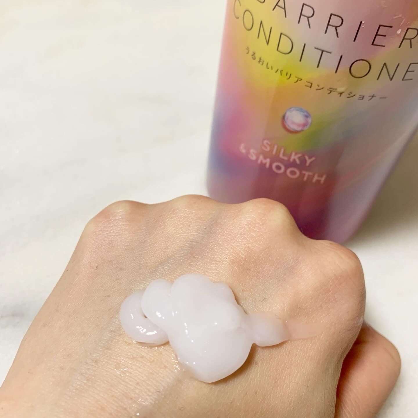 エッセンシャルプレミアム バリアシャンプー・コンディショナー シルキー＆スムース/エッセンシャル/市販シャンプーを使ったクチコミ（3枚目）