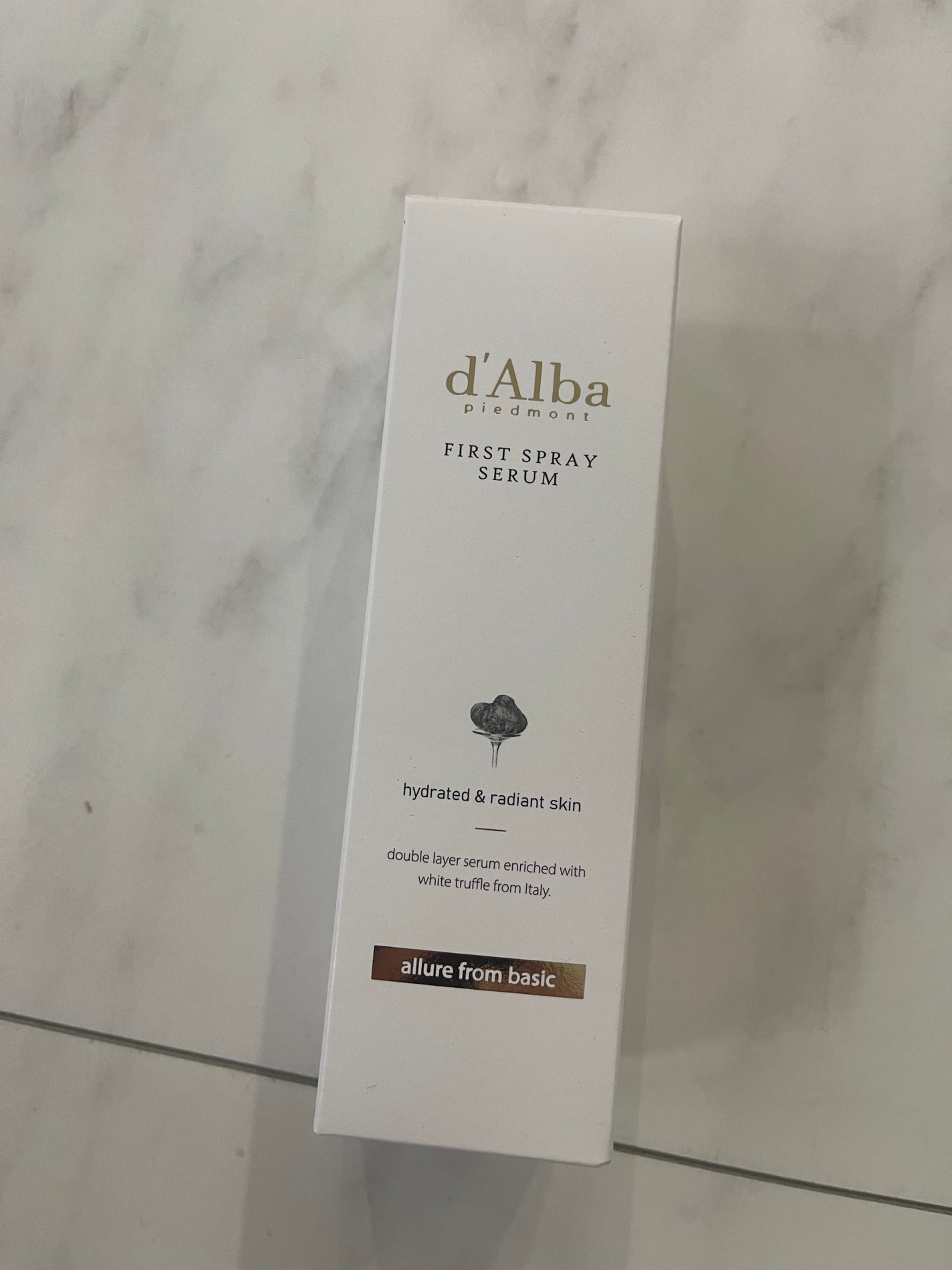 ダルバ ホワイトトリュフファーストスプレーセラム/ダルバ/ミスト状化粧水を使ったクチコミ(3枚目)