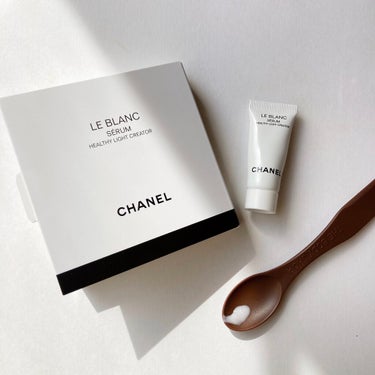 THE BODY SHOP スプーン＆スパチュラのクチコミ「#使い切りコスメ

CHANEL
ル ブラン セラム HLCS 

5mlサンプル
本当は何日.....」（1枚目）