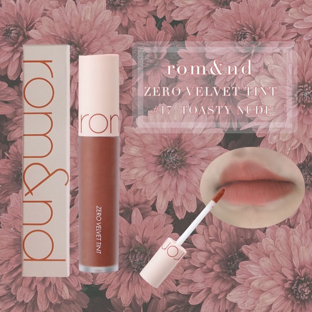 ゼロベルベットティント/rom&nd/リップティントを使ったクチコミ（2枚目）