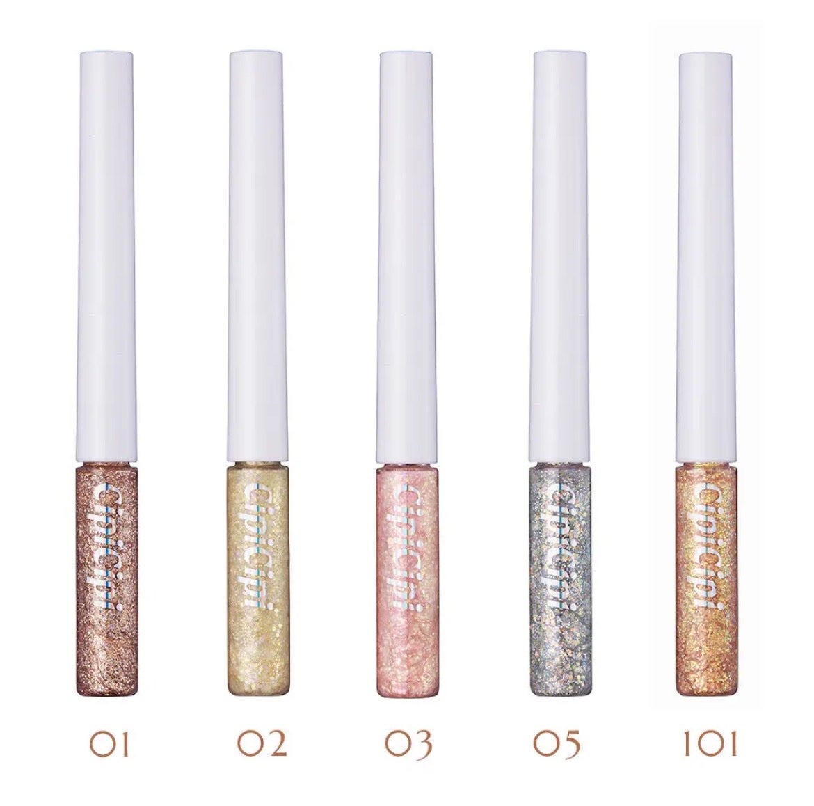 グリッター イルミネーションライナー R/CipiCipi/リキッドアイライナーを使ったクチコミ(3枚目)