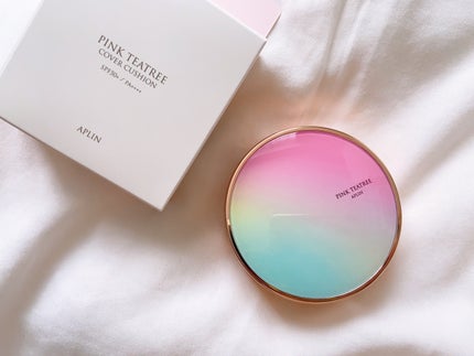 ピンクティーツリーカバークッション/APLIN/クッションファンデーションを使ったクチコミ(1枚目)
