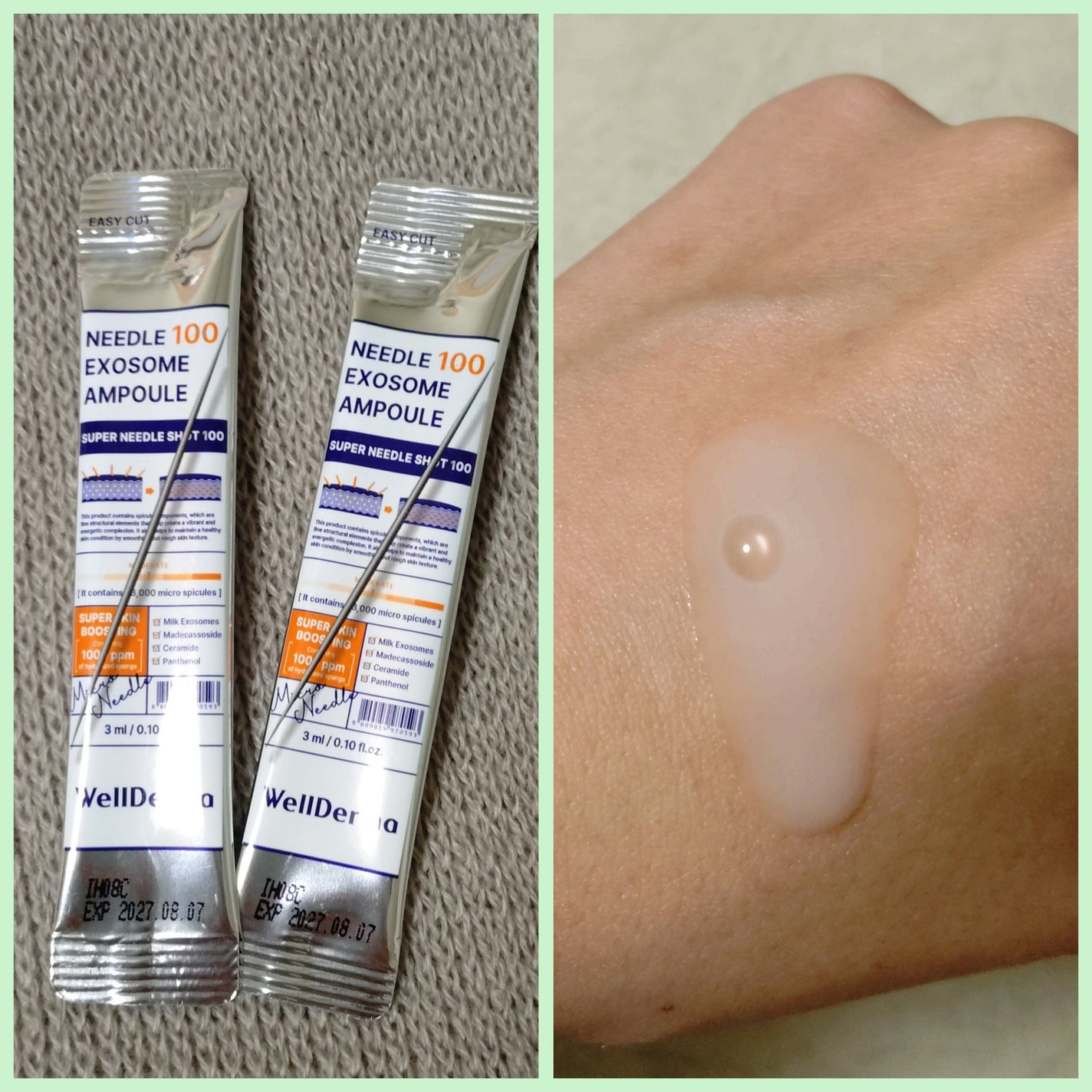 ãµãã¡ã€ã¢ããªã³ã³ã©ãŒã²ã³æŽé¡ãã©ãŒã /WellDerma/æŽé¡ãã©ãŒã ã䜿ã£ãã¯ãã³ãïŒ6æç®ïŒ