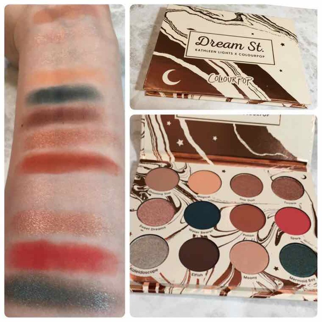 ドリームストリートプレストパウダー シャドーパレット/ColourPop/アイシャドウパレットを使ったクチコミ（3枚目）