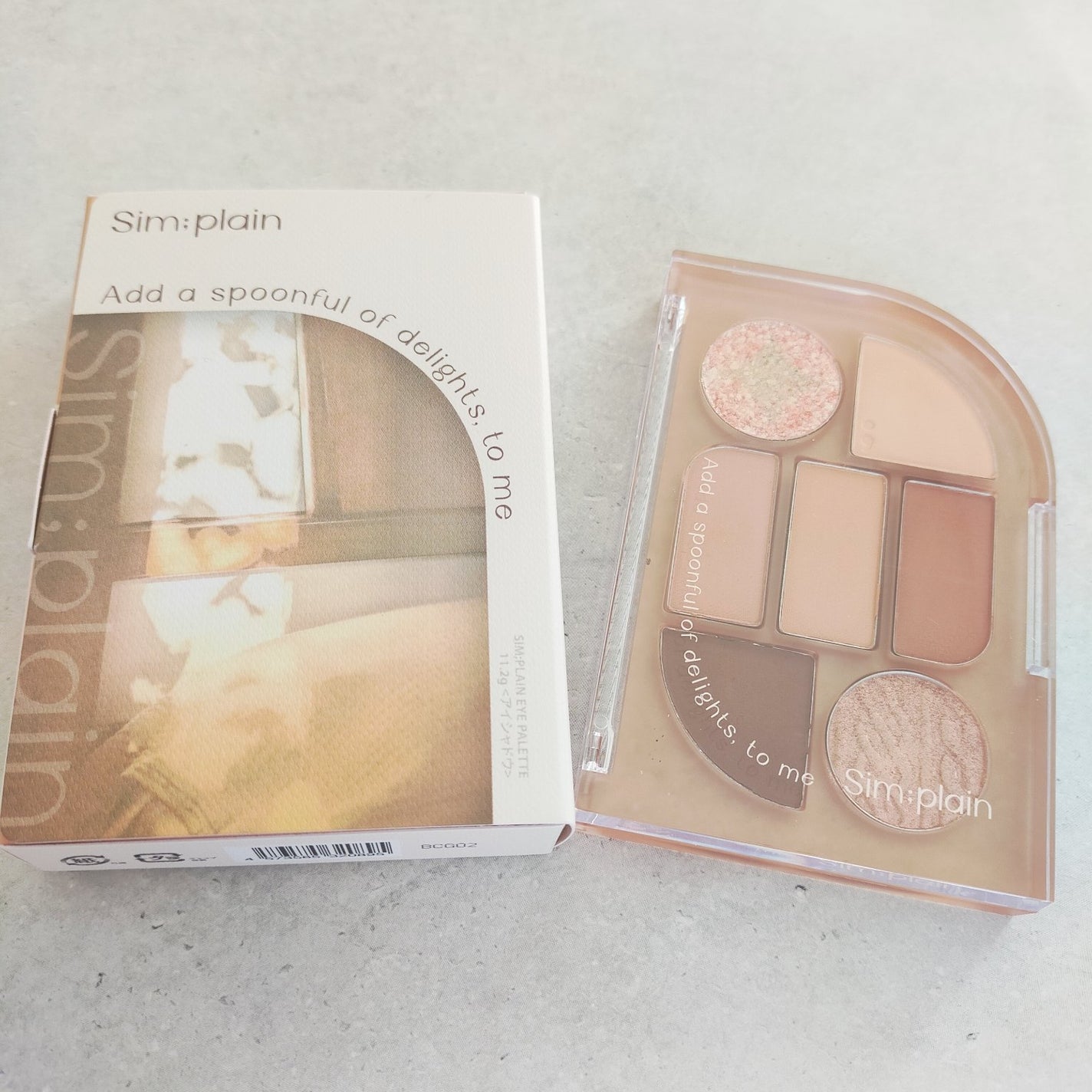 シンプレイン アイパレット/Sim;plain/アイシャドウパレットを使ったクチコミ(1枚目)